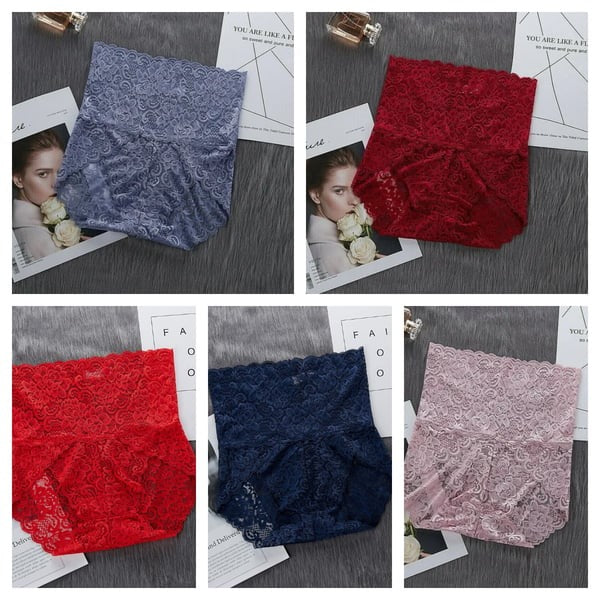 Sexy High Waist Pretty Lace Panties