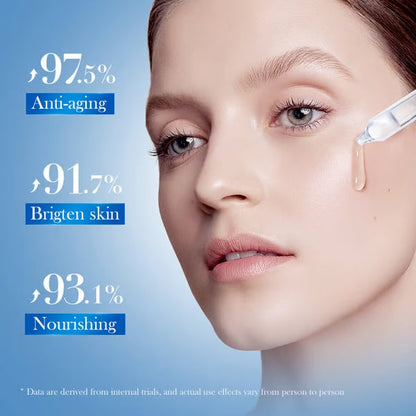 Ultra-Hydrating Serum -Vegan | 3% Hyaluronic Acid Glass Skin Single-Use Vials Skincare Comfort