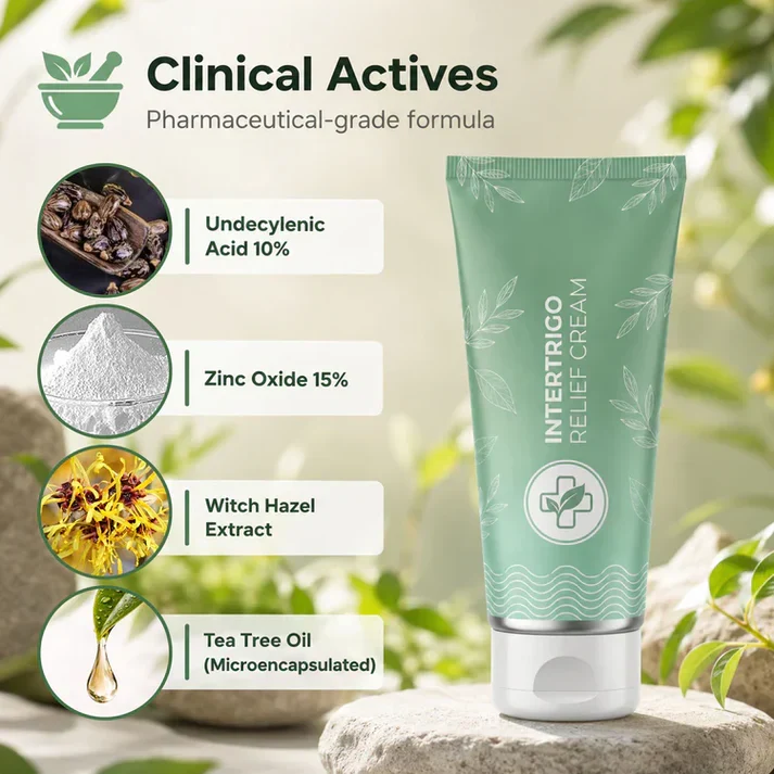 🔥 LAST DAY BUY 1 GET 1 FREE🔥Intertrigo Relief Cream treats 99% of skin fold rashes from the first application SevoreaTMIntertrigo Cream🛒
