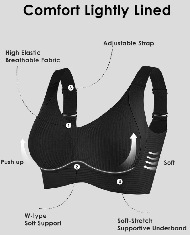 🔥LAST DAY SALE 50% OFF 🔥Super firming bra | Women Wirefree Bras