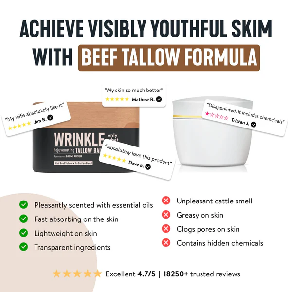 🔥Limited Time Offer 🔥Wrinkle Defense Tallow Balm