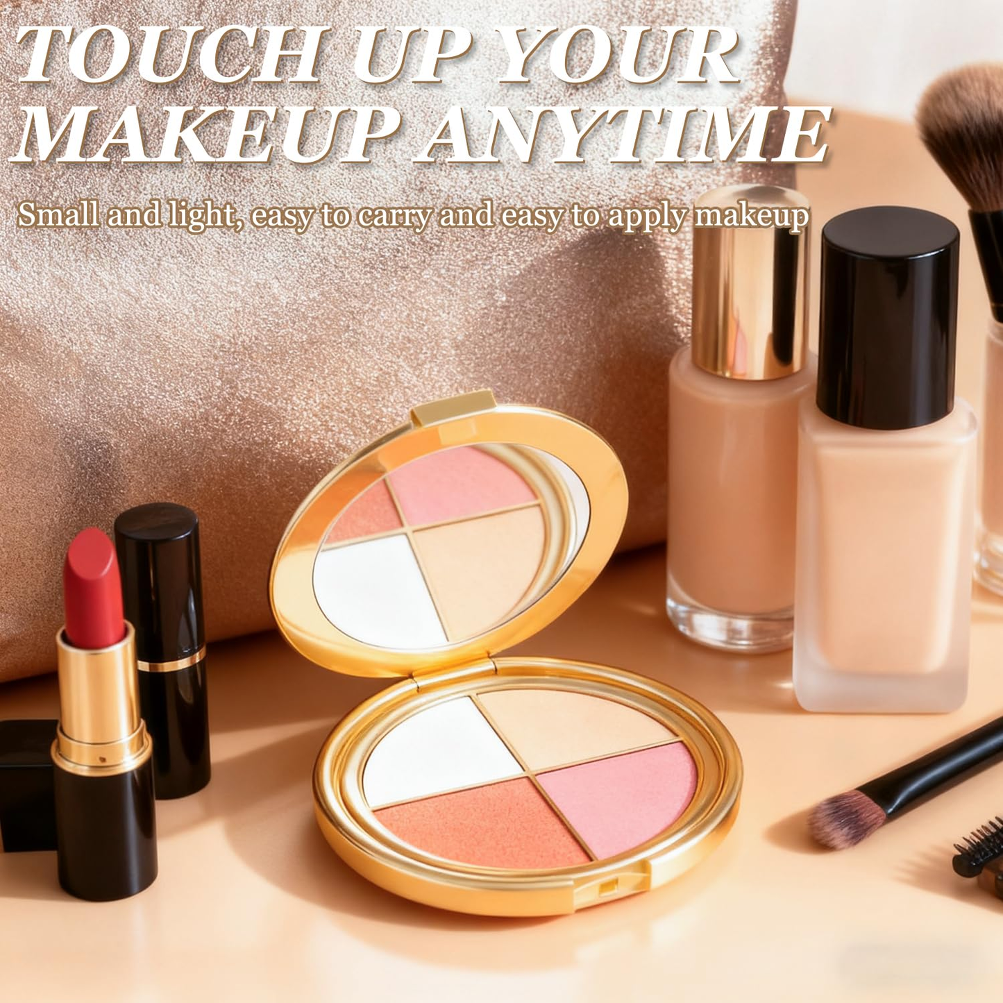 ✨ INSTANT GLOW GODDESS Eye & Cheek Palette 4-IN-1 Glow System
